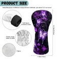 thumbnail image 6 of Yuyamidu Purple Butterfly Golf Club Head Cover Purple Flowers Golf Head Cover Fit Well for Driver or Fairway Wood Golf Club, Stylish Protection for Your Clubs for Women, 6 of 7