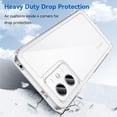 thumbnail image 5 of Case for Xiaomi Redmi Note 12 Phone Case Slim Dropproof [Defend from Drop/Scratch/Slip/Fingerprint] Clear Acrylic Hard Back Soft TPU Bumper Hybrid Phone Cover for Xiaomi Redmi Note 12-Crystal Clear, 5 of 16