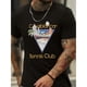 thumbnail image 1 of Papá para ser cargando por favor espere en diseño creativo impresión camiseta de cuello redondo para hombre, camiseta casual cómoda y ligera para el uso diario de verano., 1 of 6