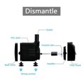 thumbnail image 3 of Water Pump SM-068 with 12LED Lights 3-in-1 Landscape Water Pump Fish Tank Aerator Pump, 3 of 4