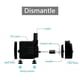 thumbnail image 3 of Water Pump SM-068 with 12LED Lights 3-in-1 Landscape Water Pump Fish Tank Aerator Pump, 3 of 4