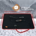 thumbnail image 3 of Electric Blanket Throw - Portable 30W Cozy Electric Blanket Throw - Warm Winter High and Low Speed Switching, Fast Heating Thermal Blanket for Car Lunch Break Deep Sleep, 3 of 8