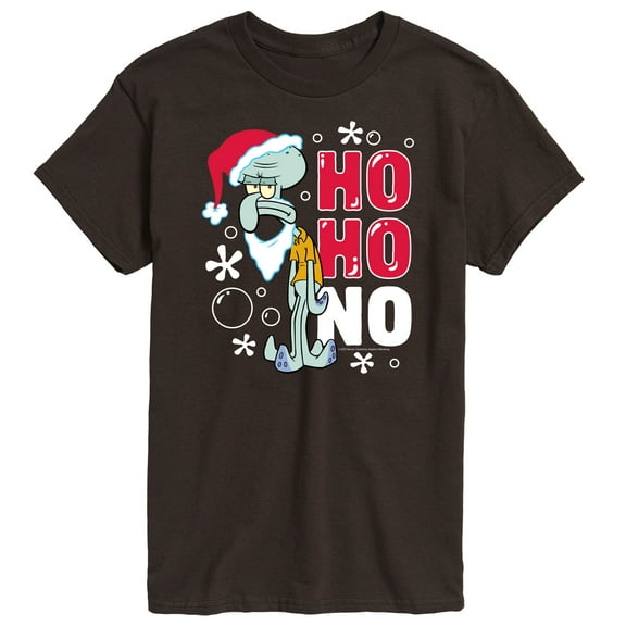 SpongeBob SquarePants - Ho Ho No Squidward Christmas - Men's Short Sleeve Graphic T-Shirt