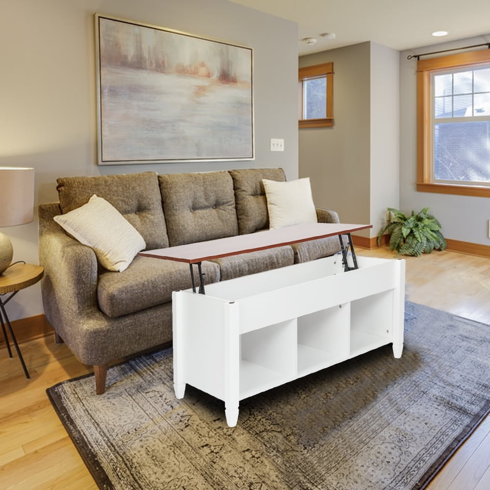 Private Jungle Lift Top Coffee Table Modern Furniture Hidden Compartment and Lift Tabletop,Brown White Private Jungle Lift Top Coffee Table Modern Furniture Hidden Compartment and Lift Tabletop,Brown White