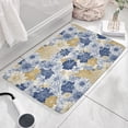 thumbnail image 3 of Pioneer Flower Floral Print Flannel Non Slip Door Rugs,Washable Door Mats Indoor,Decorative Door Mats,Dirt-Resistant and Absorbent Doormat for Entrance,Bedroom,Kitchen,Bathroom,23.5"x16", 3 of 5