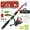 C, variant on Hearth & Gear With 4 : Complete Of Fiberglass Long Casting Rods And Boat Rods. Glass Beads Cowboy Rig Ice Tackle Small Tackle Boxes for Ice Bag Weight Hooks Surf Rigs Surf Float O Ring Weights