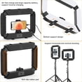 thumbnail image 4 of ULANZI Smartphone Video Rig with Light, Cell Phone Handheld Stabilizer with Ring Light 8500k Selfie Light for Filmaking Live Stea, 4 of 8