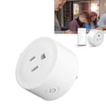 thumbnail image 1 of WiFi Outlet, US Plug 110-240V Flame Retardant PC Smart WIFI Socket 2.4GHz  for Computer, 1 of 7