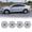 18 inch- Sliver Lacquer, variant on 18 inch Hubcaps for 2014-2020 Chevy Impala Bolt-on Black Lacquer, PP Steel Wheel Rim Covers(4 Pack)