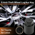 thumbnail image 2 of Écrou de Verrouillage de Roue pour Toyota pour Lexus Anti-Vol Écrou de Verrouillage de Roue Outil de Retrait de Clé 1 Pce, 2 of 6
