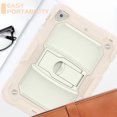 thumbnail image 3 of XYX For iPad Mini 5th/4th Generation Case 7.9 inch 2019/2015, 3in1 Heavy Duty Shockproof Tablet Case with Stand, Shoulder Strap, Cream Rose Gold, 3 of 7