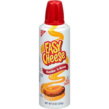 (2 Pack) Kraft Easy Cheese Cheese Snack Cheddar n Bacon 8 (Best Non Dairy Cream Cheese)