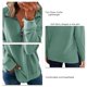 thumbnail image 3 of Mujer Top,Chaqueta De Mujer Chaqueta De Manga Larga Con Cuello Abajo Chaqueta De Mujer Máxima Confiabilidad, 3 of 4
