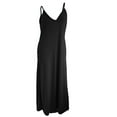 thumbnail image 1 of Gspmoly Robes Décontractées pour Femmes, Mode Féminine Décontractée Couleur Cordon Sans Manches Col en V Robe avec Poches Robes de Soirée pour Femmes Offres Hebdomadaires, 1 of 3
