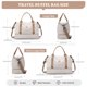 thumbnail image 3 of Bolsa de fin de semana SYCNB para mujer con compartimento para zapatos y artículos de tocador, 3 of 9