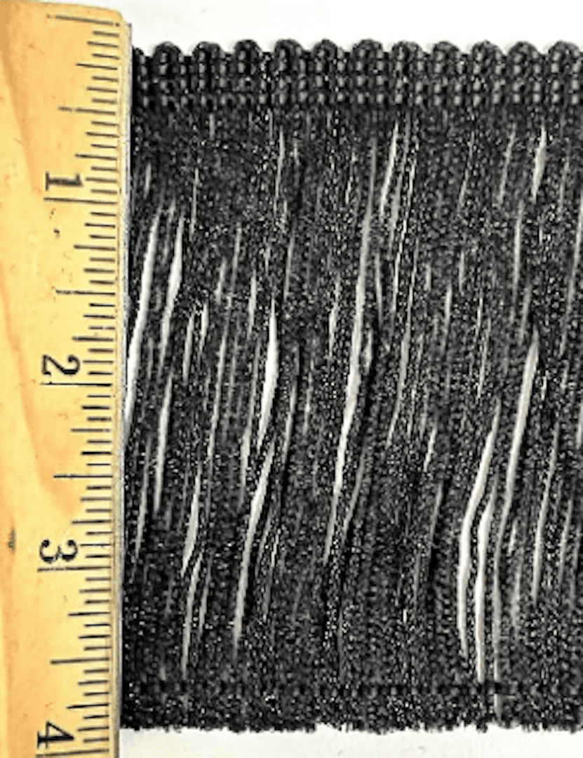 4" Metallic Chainette Fringe - 5 Continuous Yards - Many Color Options!