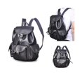 thumbnail image 1 of Water Resistant Canvas+quality Leather Travel University College School Bag Rucksack Backpack Daypack For Men Laptop Bag 9950 - Black, 1 of 3