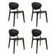 thumbnail image 1 of Ilios Innova | Set de 4 Sillas Teksi Negro de Polipropileno Reforzado con Fibra de Vidrio, Diseño Minimalista y Apilable para Comedor, Terraza, Restaurante y Cafetería, Resistentes a la Intemperie., 1 of 9