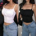 thumbnail image 3 of Hauts Sans Manches pour Femmes Mode Débardeur Blouse T-Shirt Décontracté, 3 of 4