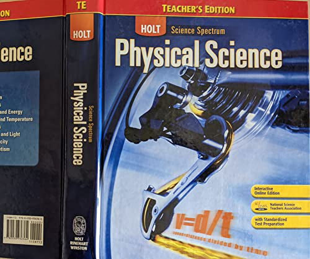 Holt Science Spectrum Physical Science Teacher's Edition, 2008