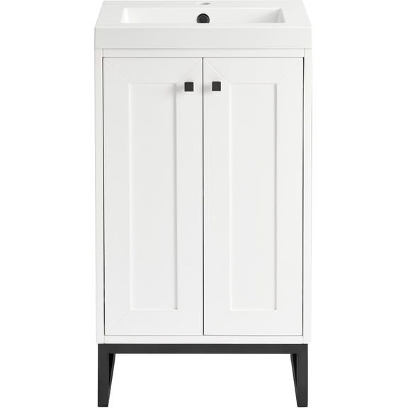 James Martin Vanities 533V20GWMBKWG Chianti 20" Free Standing Single Basin Vanity Set -