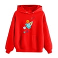 thumbnail image 4 of EDFBUYKRS Sweatshirts Garçons Col Rond Camion Chemise Dinosaure Manches Longues Pull Tops Tees, 4 of 4