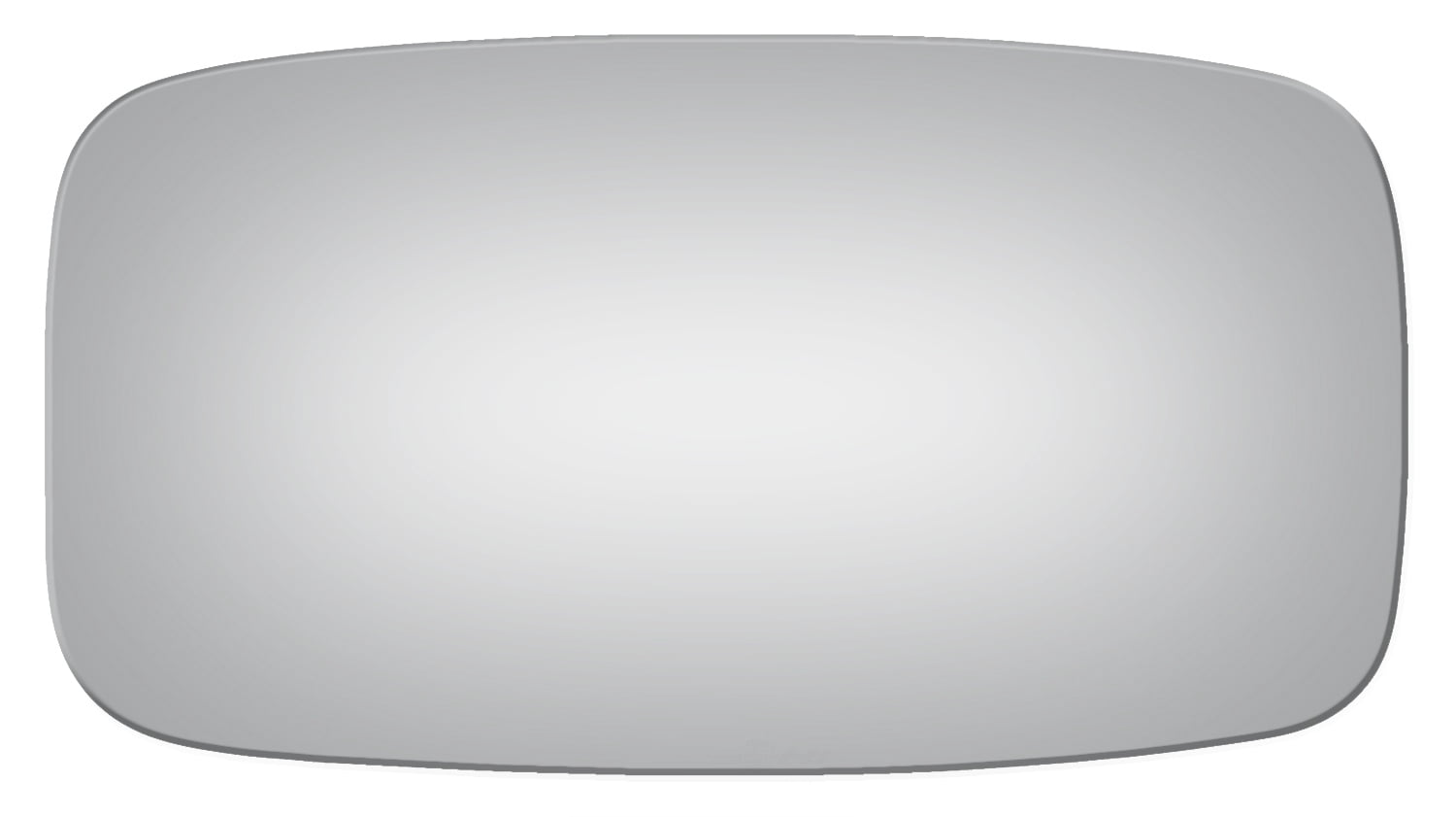 Burco Side View Mirror Replacement Glass - Clear Glass - 2484
