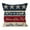 B, variant on Patriotic Decor, Throw Pillow Covers 18x18 in 4th of July Linen Pillow Case, American Summer Outdoor Red White Blue Sofa Couch Bed Home Outdoor