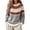 Grey, variant on Womens Sweaters Color Block Casual Relaxed Long Sleeve Tops Fall Winter Round Neck Pullover Blouse Daily Wear