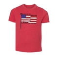 thumbnail image 2 of Home of The Free Because of the Brave Kid's 4th of July Shirts, Graphic Tees - Red MH200YPATRIOT S28 XL, 2 of 3