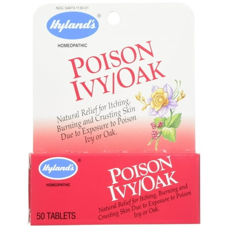 12 Pack Hylands Poison Ivy/Oak - 50 tab Ea