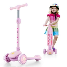 Costway 3 Wheel Kids Scooter Toddler Folding Balancing Kick Scooter See Details Light Pink