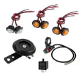 thumbnail image 4 of Universal Motorcycle Turn Signal Light LED Kit with Horn Turn Signal Headlight Horn 3Pin Relay for, 4 of 4