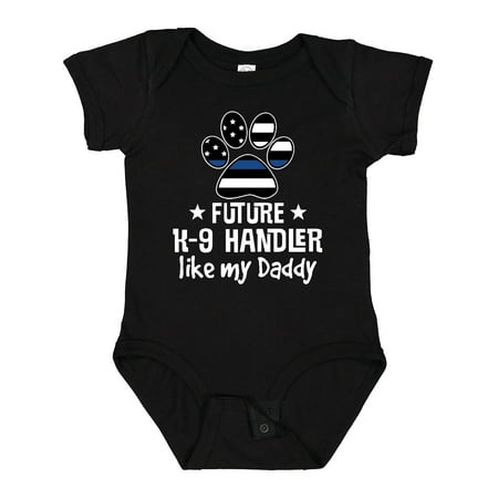 

Inktastic Future K-9 Handler Like Daddy Police Dog Gift Baby Boy or Baby Girl Bodysuit