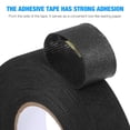 thumbnail image 3 of 5pcs Car Harness Cloth Tape 19mm X 15m High Temperature Resistant Electrical Wire Loom Tape Noise Dampening Sturdy Automotive Wiring Wrap, 3 of 7