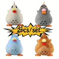 thumbnail image 2 of Almohada de peluche de 2 piezas para niños, juguetes de animales de dibujos animados de Stardew Valley, pollo, regalo de cumpleaños y Navidad, 2 of 6