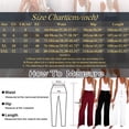 thumbnail image 3 of MDUKONU Women's Fashionable Linen Pants Elastic Waist Linen Blend Adjustable Drawstring Dark Blue S, 3 of 7
