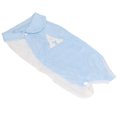 thumbnail image 3 of Cachorro verano fino chaleco camisa malla transpirable hebilla ajustable cuidado del vientre mascota perro ropa azul M, 3 of 5