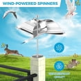 thumbnail image 4 of Reflective Spinning Deterrent, Rugged 2PCS Reflective Wind Powered Scare Device  for Railing, 4 of 7