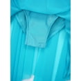 thumbnail image 5 of YUUMIN Girls Asymmetrical Contemporary Dance Dress Hollow Back Lyrical Ballet Dancewear Costume Blue-green 14, 5 of 6