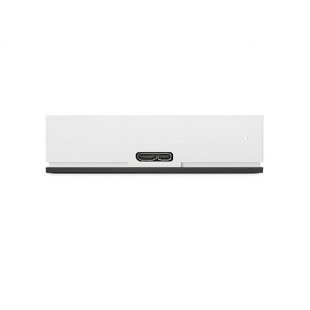 Seagate - Game Drive for PlayStation Consoles 2TB External USB 3.2 Gen 1 Portable Hard Drive with Blue LED Lighting - White