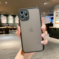 SaniMore for iPhone 14 Pro Max 6.7 inch Case Ultra Slim, All-Inclusive Rear Camera Translucent Matte Frosted [Never-Yellowing] TPU Bumper for iPhone 14 Pro Max Shockproof Protection Shell, Black