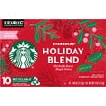 thumbnail image 2 of Starbucks Holiday Blend Medium Roast Coffee Keurig K-Cup Pods 10 Count, 2 of 3
