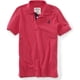 thumbnail image 1 of Polo de Rugby de Piqué con Solapa en Contraste Aeropostale Rosa Mediano, 1 of 1