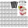 thumbnail image 1 of Mini tarros de vidrio CycleMore de 100 ml (4 oz) con tapas, 40 unidades, 1 of 8
