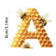 thumbnail image 2 of Colgante acrílico de abeja con 26 letras, colgante decorativo de abeja con letras acrílicas para el hogar, 2 of 2