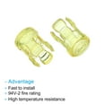 thumbnail image 4 of Uxcell 3mm LED Lamp Socket Light Emitting Diode Holder Cap, 30 Pack Yellow, 4 of 5