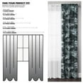 thumbnail image 5 of Your Zone 4 Piece Window Curtains Panel Set, 27.5" x 84" Gray Camo, 5 of 5