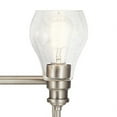 thumbnail image 3 of 45392NI Kichler Lighting Greeier - 3 Light Bath Vanity Approved for Damp Locations - with Transitional inspirations - 10.25 inches tall by 23.75, 3 of 4