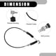 thumbnail image 4 of Palanca de Cambios Cable Marcha Selector Cambio Cable Unique Bargains para Polaris Negro 1 Unidad, 4 of 7